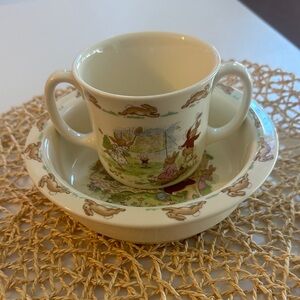 Royal Dulton Children's Illustrated Cup and Bowl